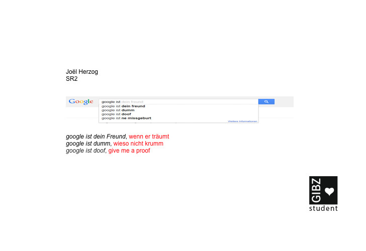Google-Poesie