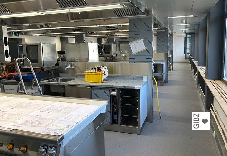 Nouvelle Cuisine#07 – die ÜK-Küche am GIBZ wird zur Ausbildungsküche umgebaut