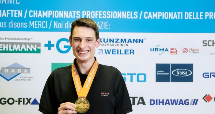 Für einmal „Good News“ – Ivo Müller Ex-Polymechaniker-Lernender am GIBZ gewinnt bei den SwissSkills 2020