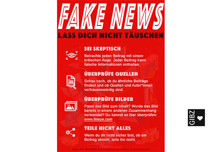 Interdisziplinäre Projektarbeit (IDPA) zum Thema «Fake News»