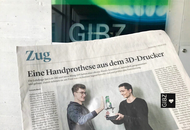 Bionic Hand – GIBZ-Lernende nehmen an SJF teil